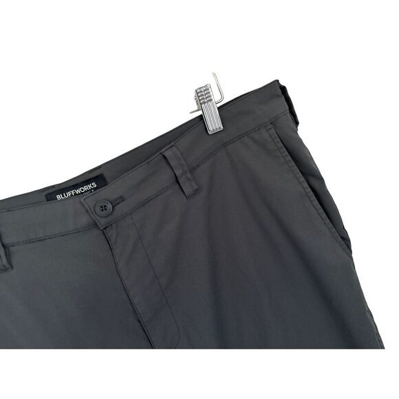 BLUFFWORKS Ascender Pants Chino Easy care wrinkle resistant Charcoal Gray Size 3 - Picture 4 of 9